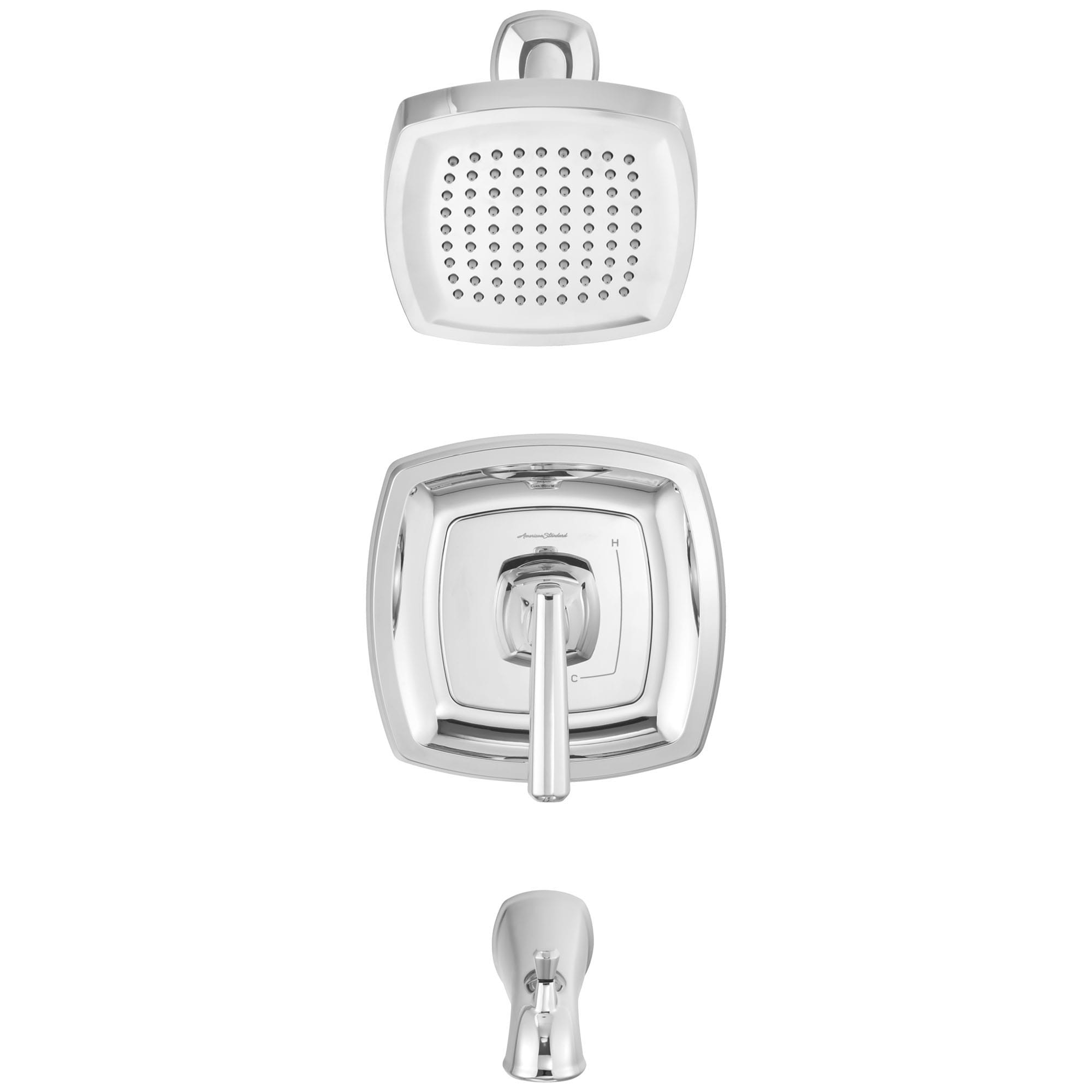 Edgemere 18 GPM Tub and Shower Trim Kit with Lever Handle CHROME